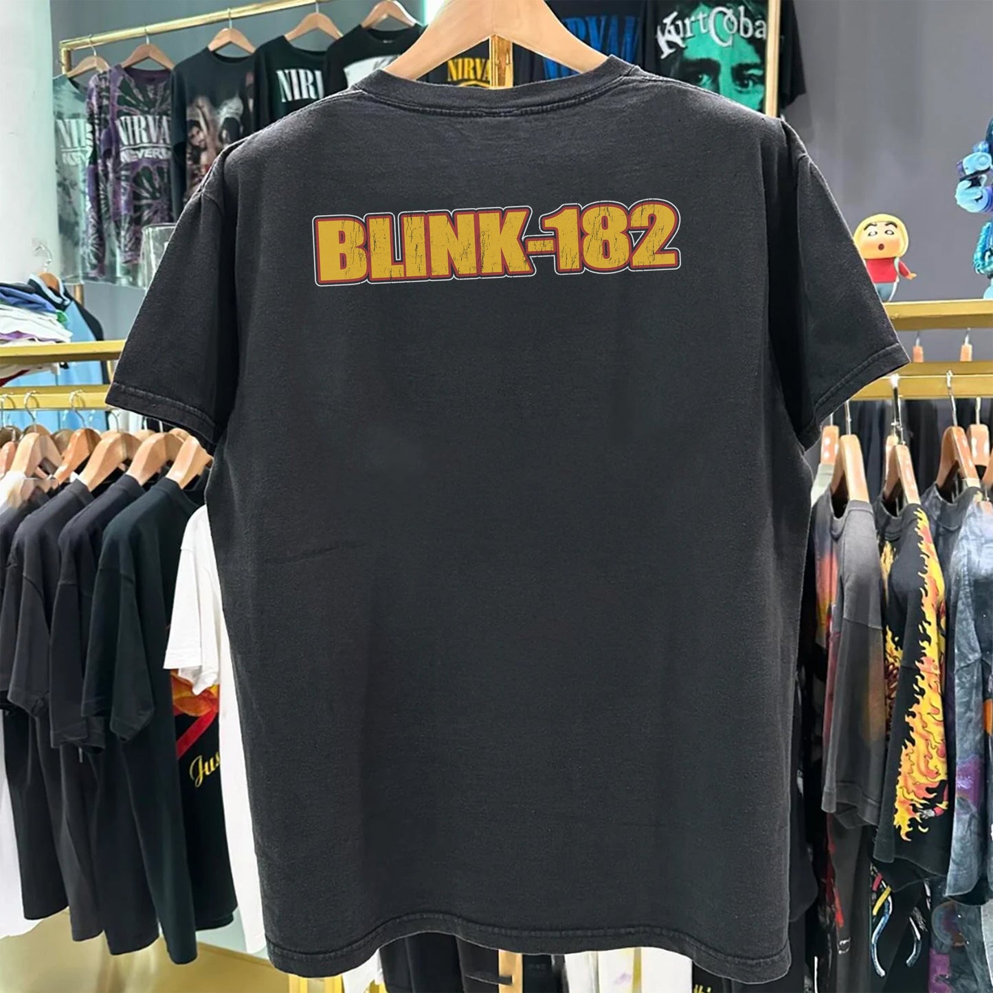 BLINK 'POP-PUNK' 182 BLACK T-SHIRT