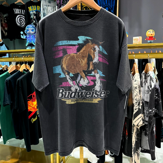 '99 STALLION VINTAGE WASHED BLACK T-SHIRT